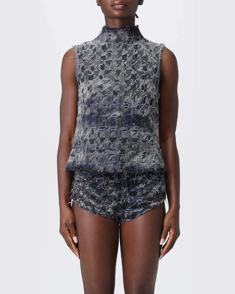 Diesel Top damen Schwarz