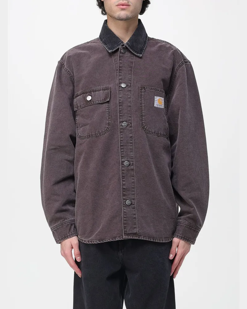 Carhartt WIP Hemd herren Burgunderrot