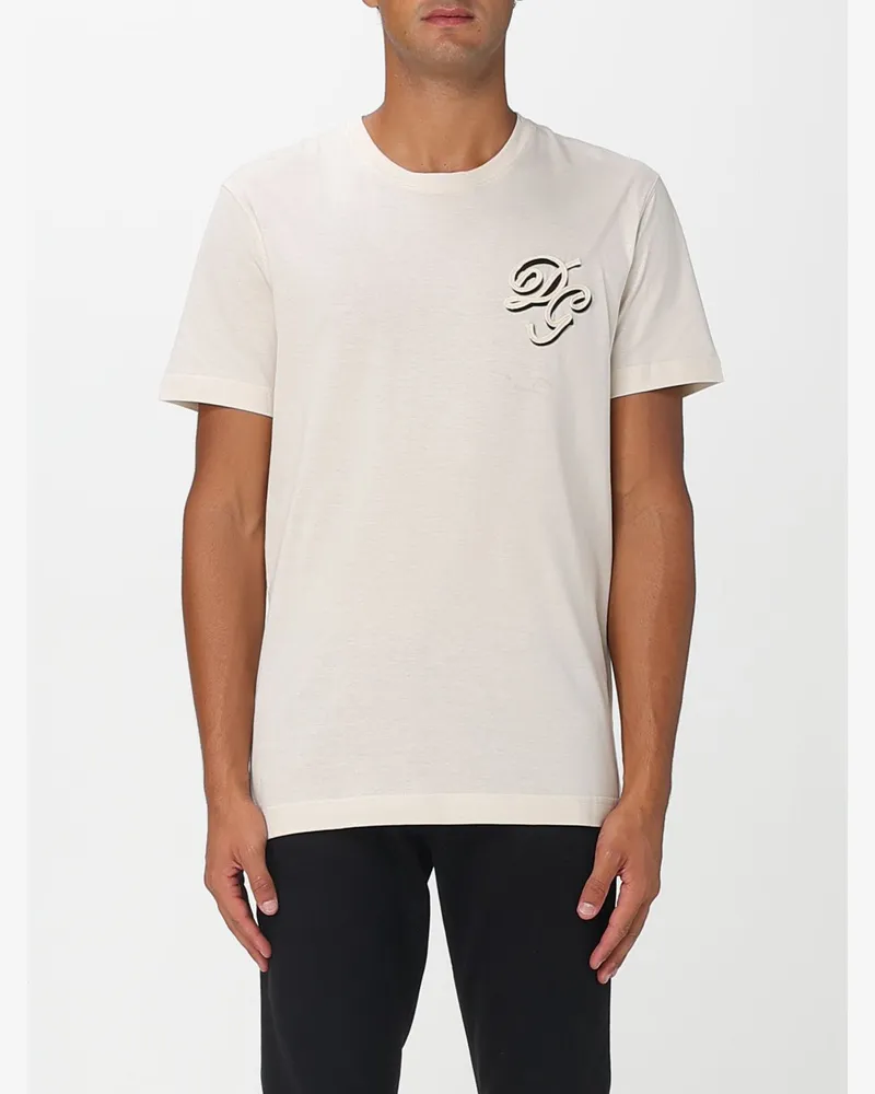 Dolce & Gabbana T-shirt herren Dolce & Gabbana Beige
