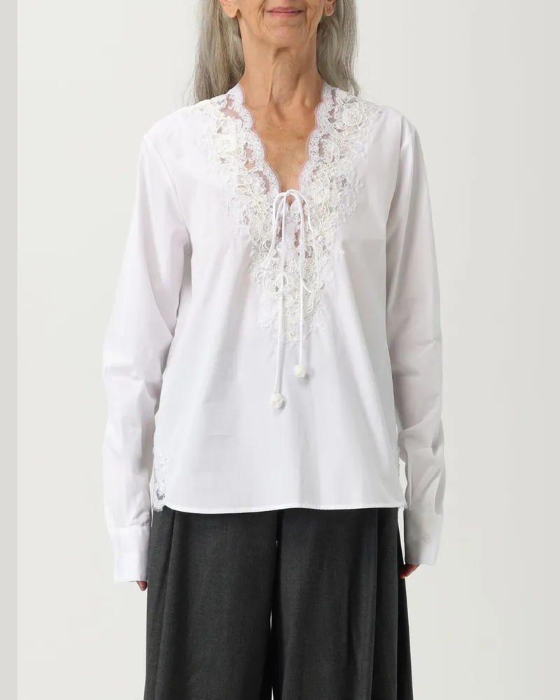 Ermanno Scervino Hemdbluse damen Weiß