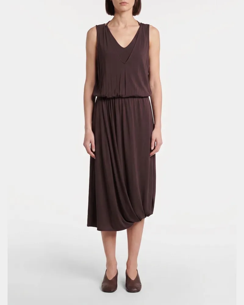 Christophe Lemaire Kleid aus Viskosemischung Braun