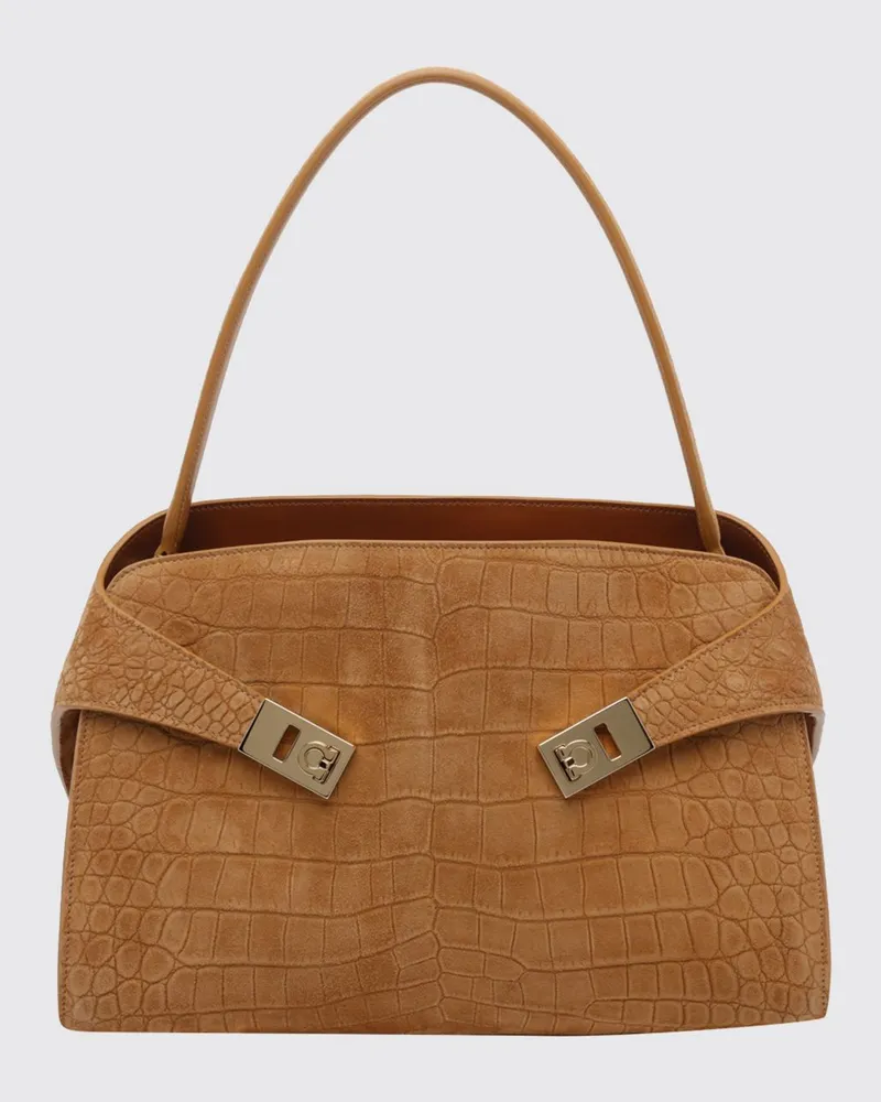 Ferragamo Handtasche damen Beige