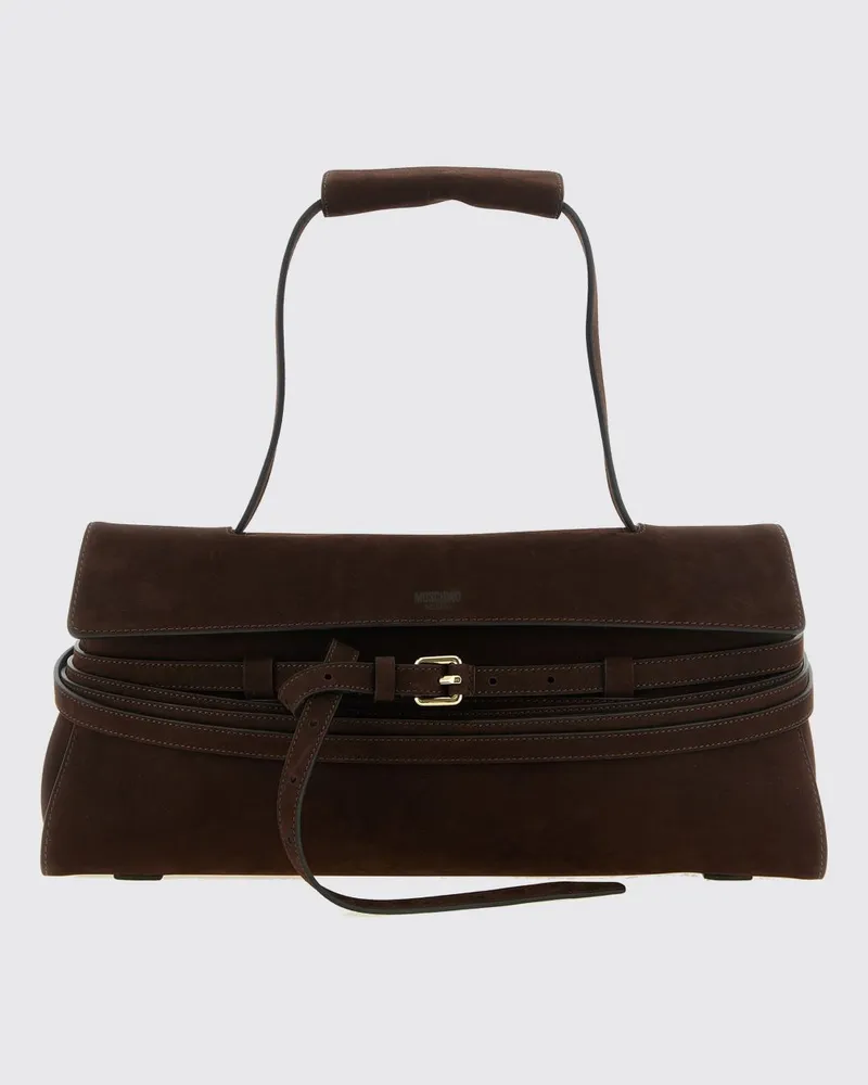 Moschino Schultertasche damen Braun