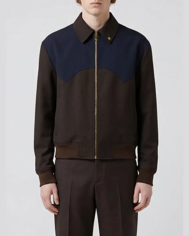 Versace Jacke herren Kakao