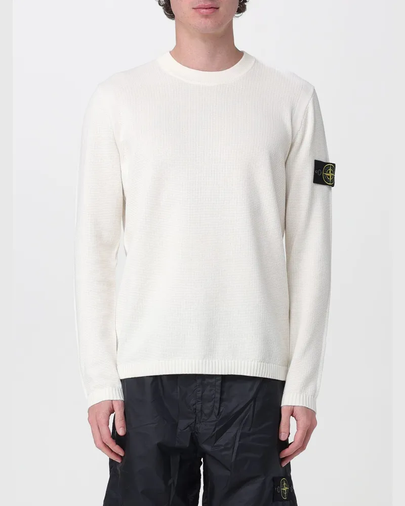 Stone Island Pullover herren Weiß