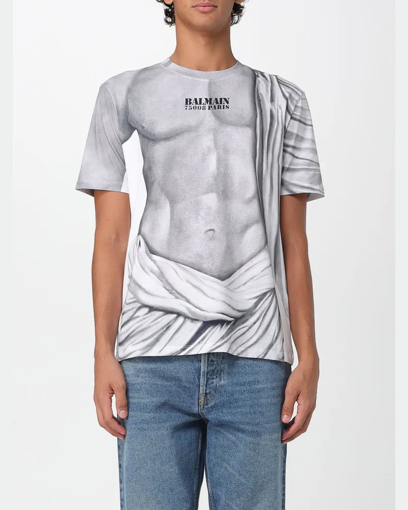 Balmain T-shirt herren Schwarz