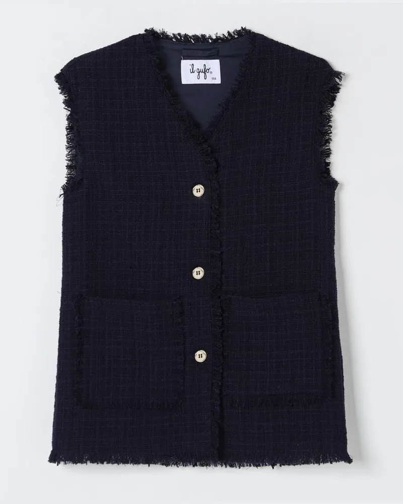 Il Gufo Gilet kinder Blau