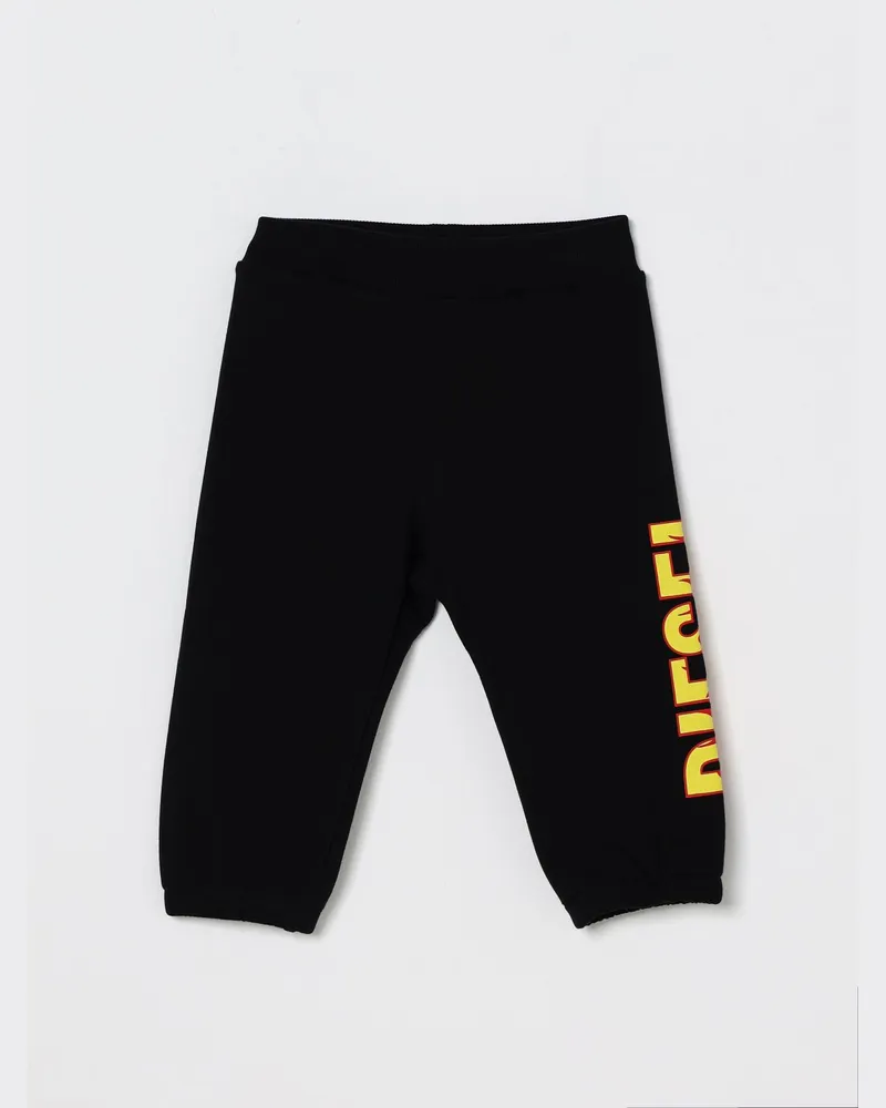Diesel Jogginghose aus Stretch-Baumwolle Schwarz