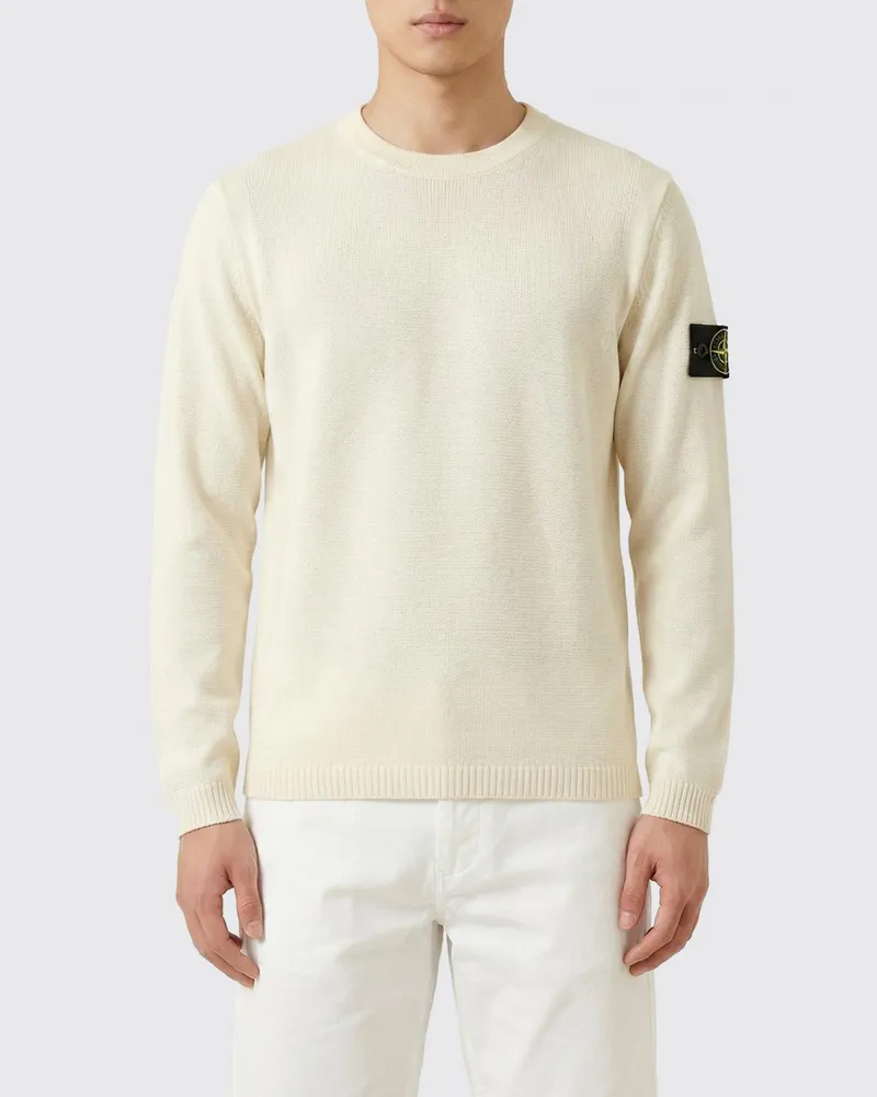 Stone Island Pullover herren Weiß
