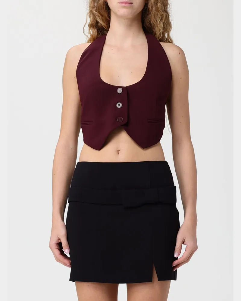 Twin-Set Blazer damen Burgunderrot