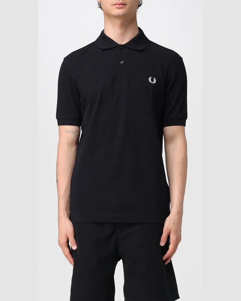 Fred Perry Polo herren Schwarz