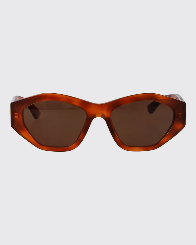 Bottega Veneta BV1408S Sonnenbrille aus recyceltem Acetat Braun