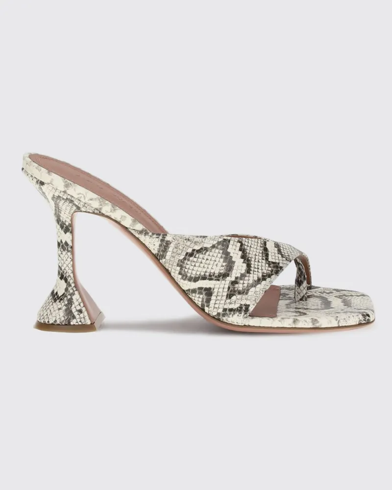 Amina Muaddi Schuhe damen Ivory