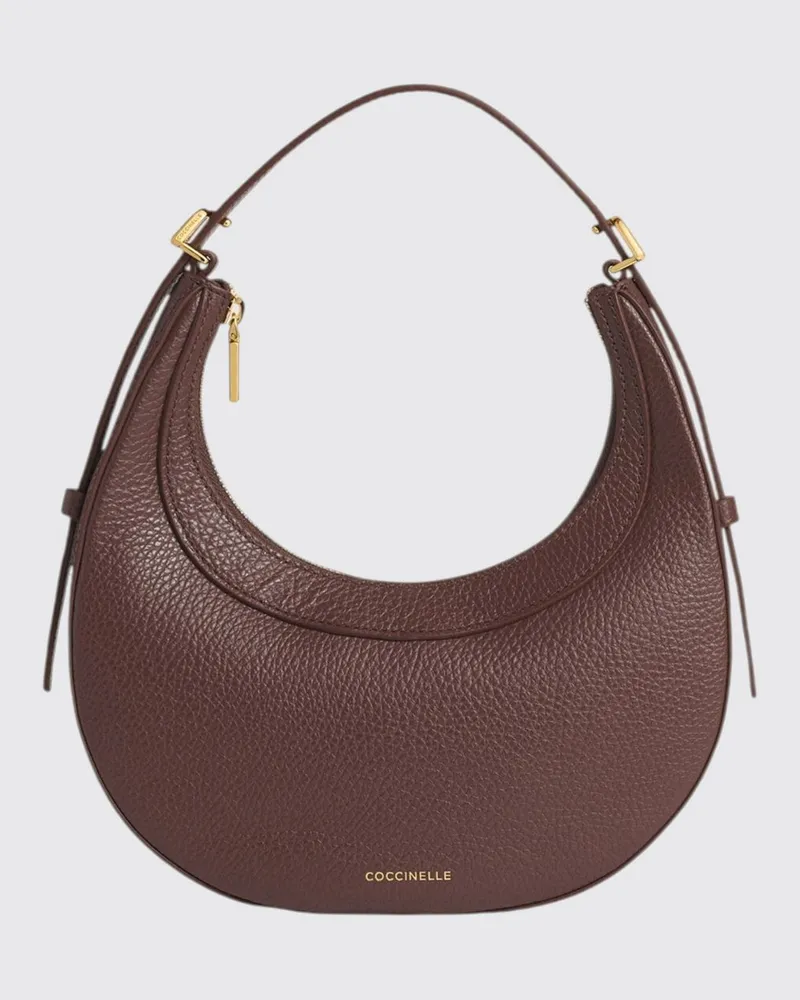 Coccinelle Whisper Mini-Schultertasche von aus Leder mit verstellbarem Griff Red