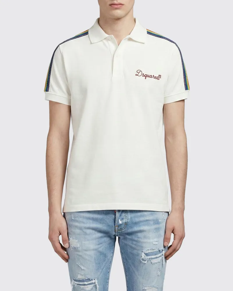 Dsquared2 Polo herren Weiß