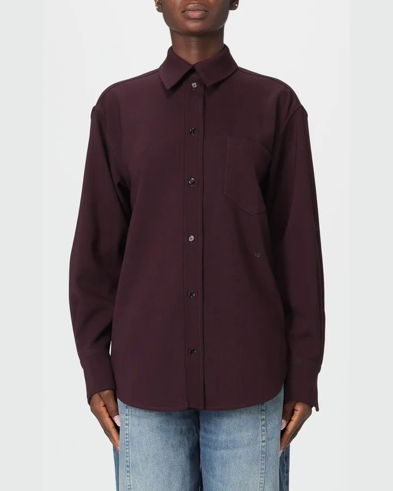 Victoria Beckham Hemdbluse damen Braun