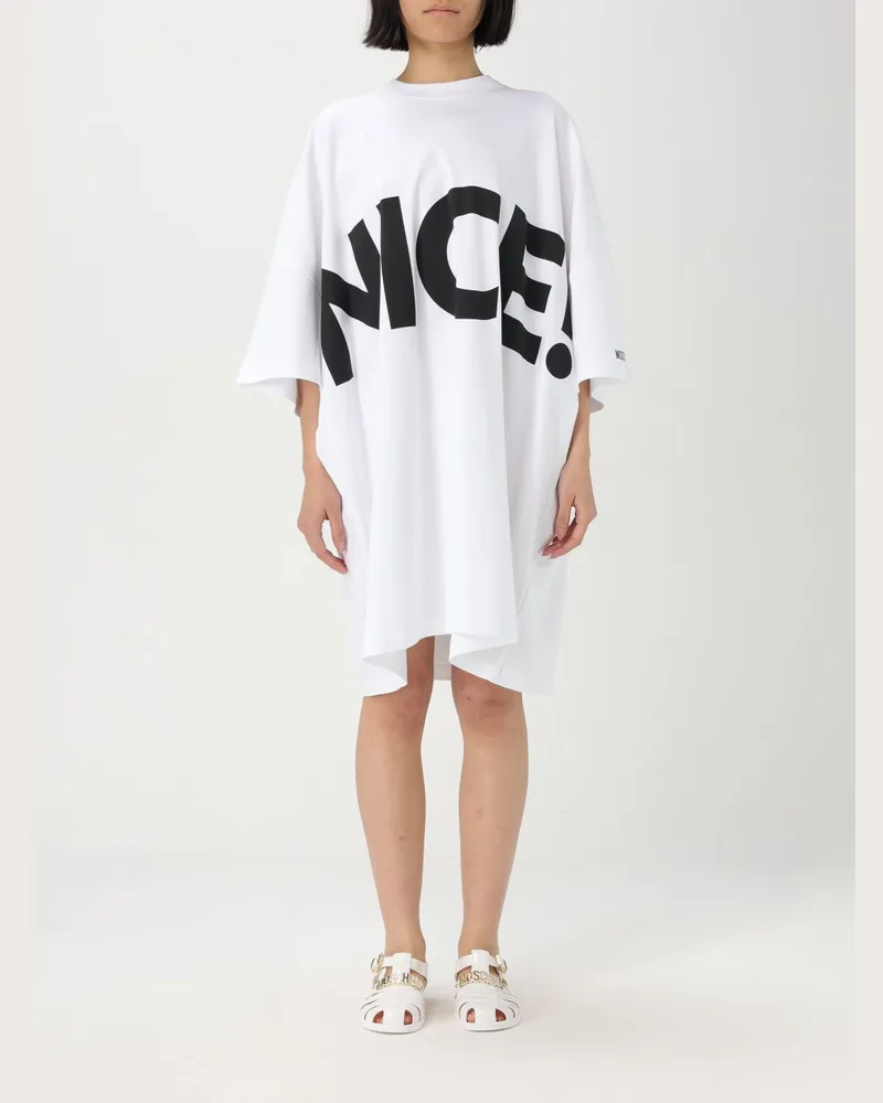 Moschino Kleider damen Weiß