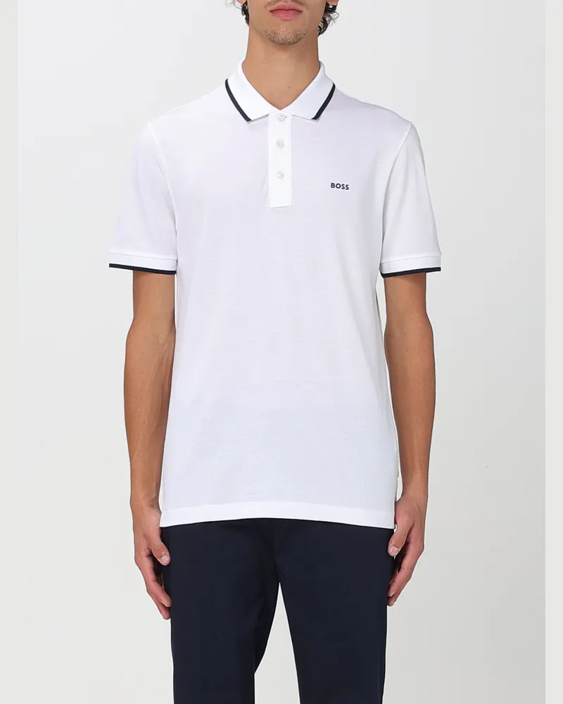 HUGO BOSS Polo herren Weiß