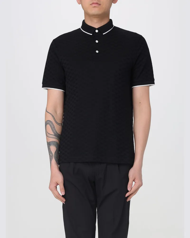 Emporio Armani Polo herren Schwarz