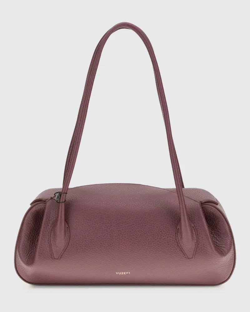 YUZEFI Schultertasche damen Weinrot