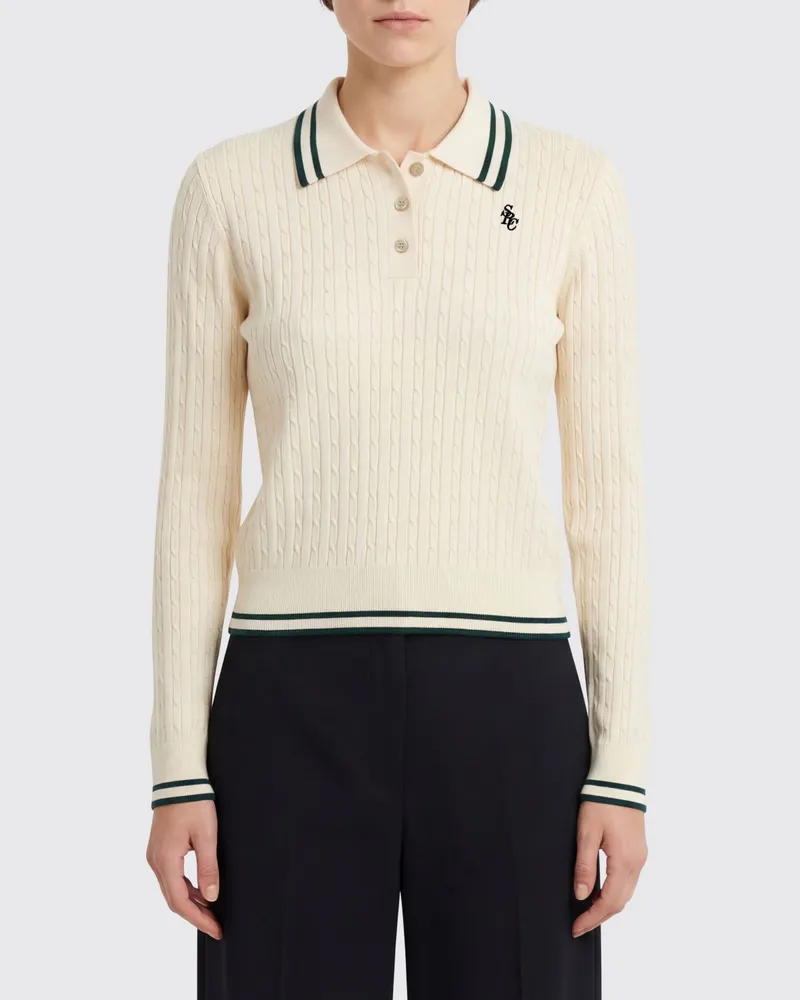 SPORTY & RICH Polo damen Sporty & Rich Weiß