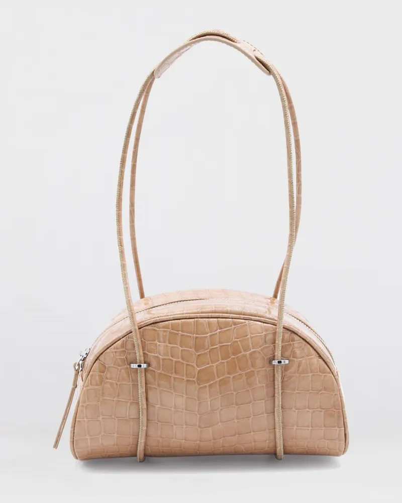 by FAR Schultertasche damen Camel