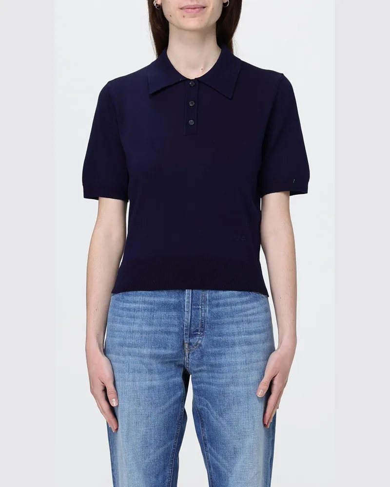 A.P.C. T-shirt damen Blau