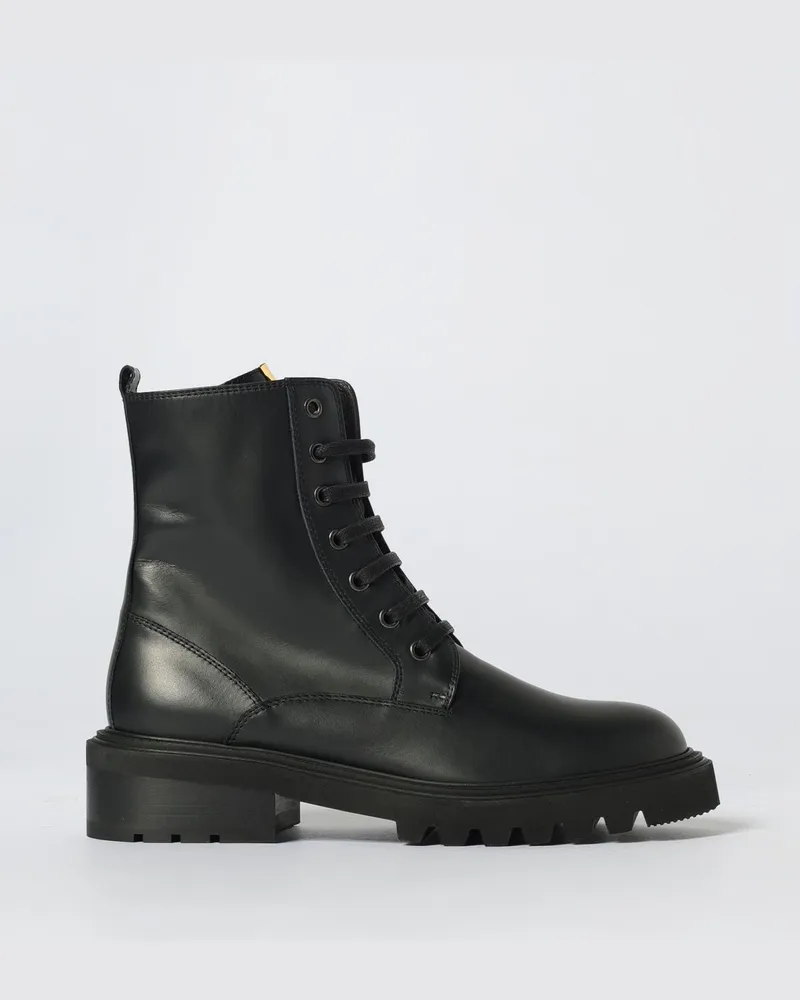 Via Roma 15 Flache stiefeletten damen Schwarz