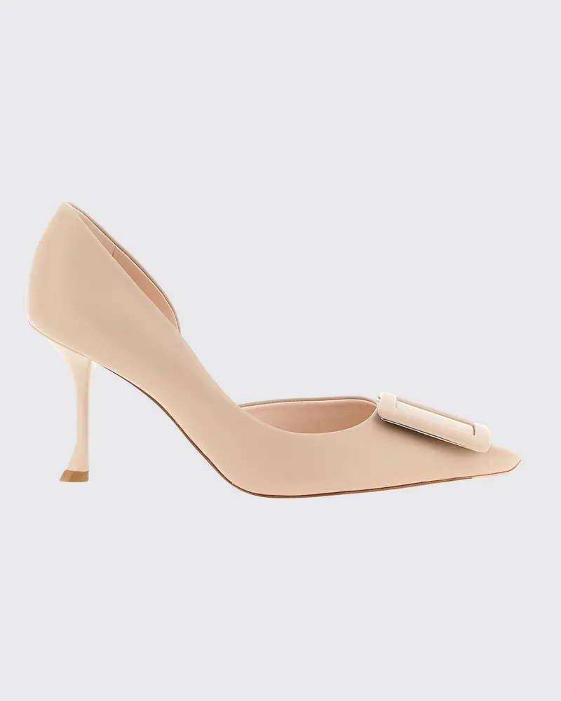 Roger Vivier Viv' In The City Pumps aus Leder mit hohem Stiletto-Absatz von Pink