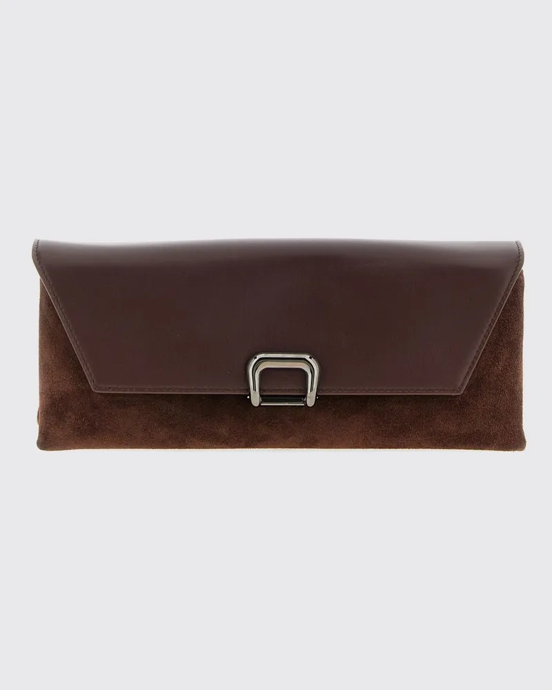 Brunello Cucinelli Handtasche damen Burgunderrot