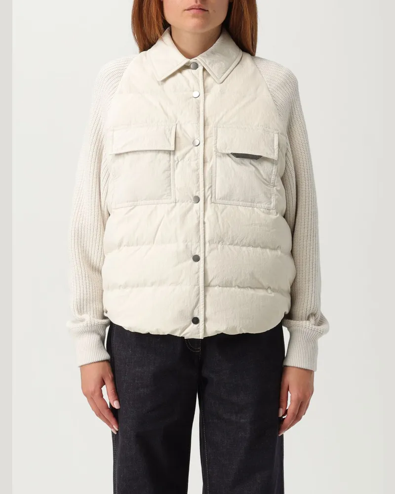 Brunello Cucinelli Jacke damen Weiß
