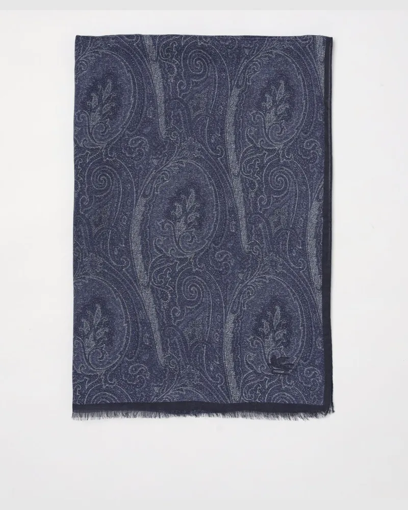 Etro Schal herren Blau
