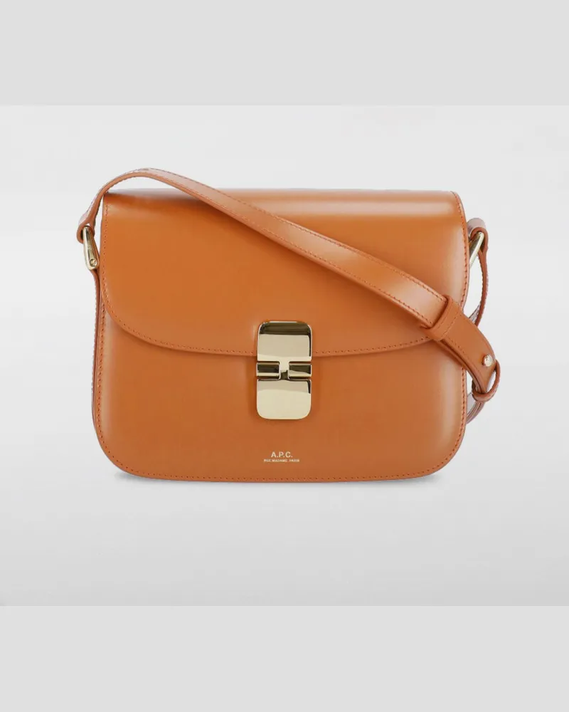 A.P.C. Schultertasche damen Braun