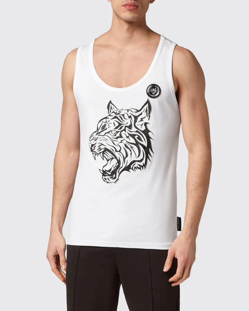 Philipp Plein Tank top herren Weiß