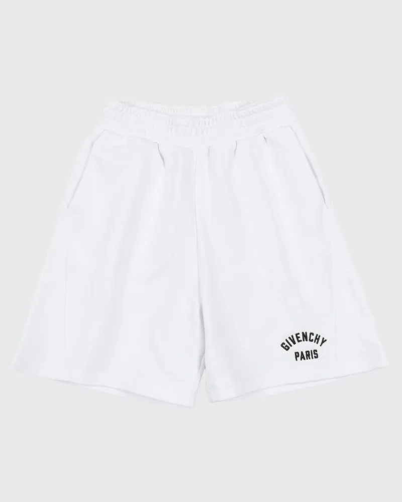 Givenchy Baumwoll-Shorts mit Logo Weiß