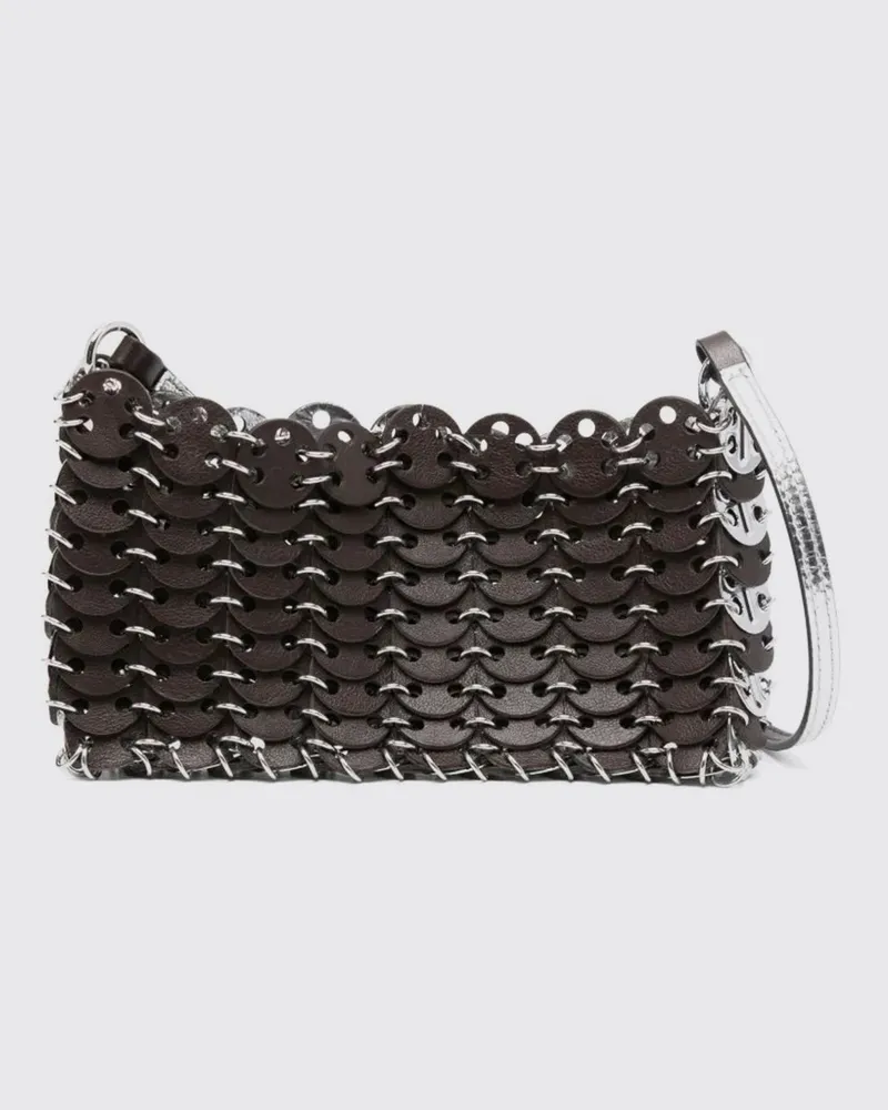 Paco Rabanne Schultertasche damen Braun