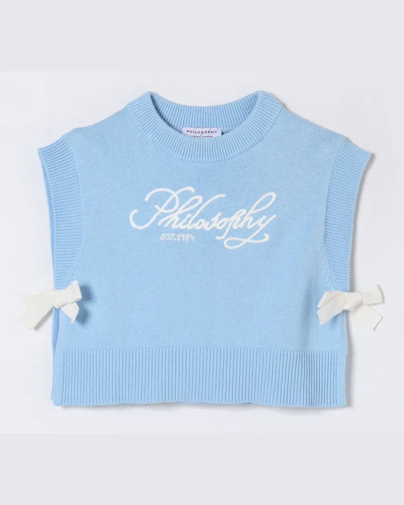 Philosophy Di Lorenzo Serafini Pullover kinder Hellblau