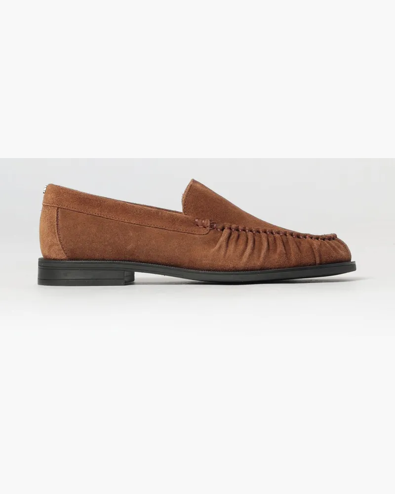 HUGO BOSS Wildleder-Mokassin Braun