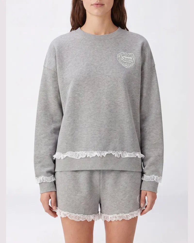 Ganni Sweatshirt damen Grau