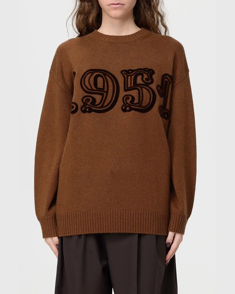 Max Mara Pullover damen Leder