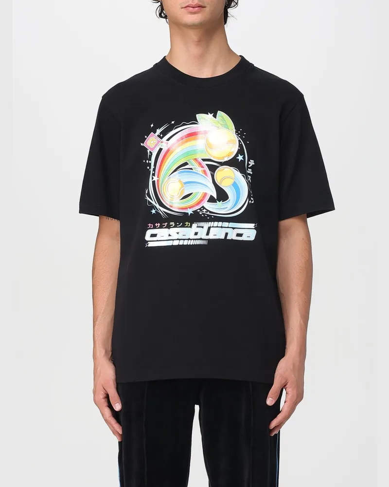 Casablanca Paris T-shirt herren Schwarz