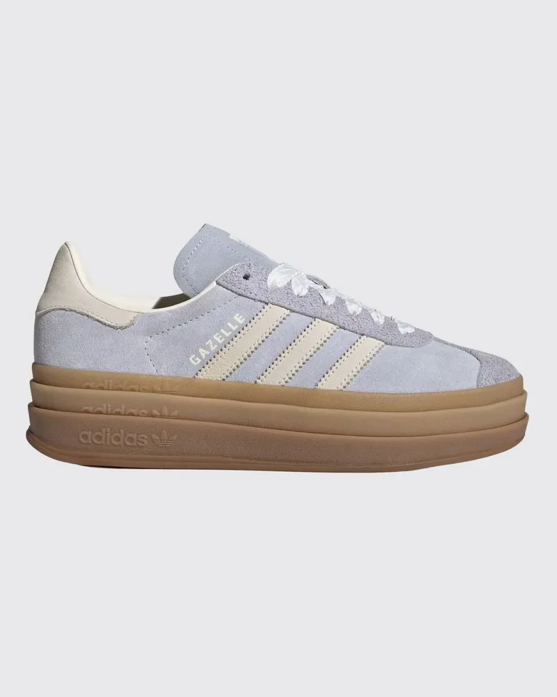 adidas Gazelle Bold Plateau-Sneaker aus Leder und Wildleder Lila