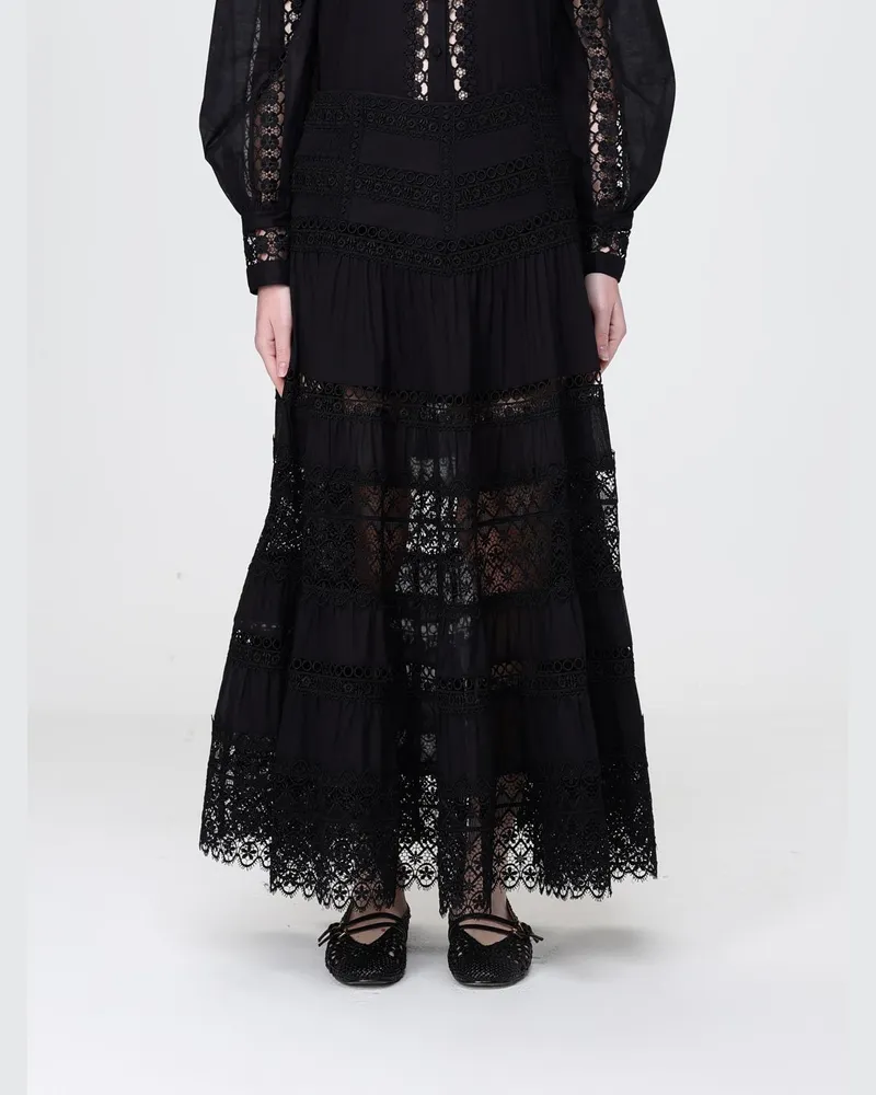 Charo Ruiz Rock damen  Ibiza Schwarz