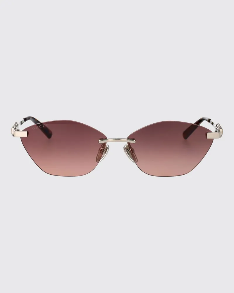 Gucci Sonnenbrille damen Silber