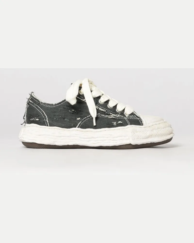 MIHARAYASUHIRO Peterson Sneaker aus Baumwolle mit Sohle im Used-Look Schwarz