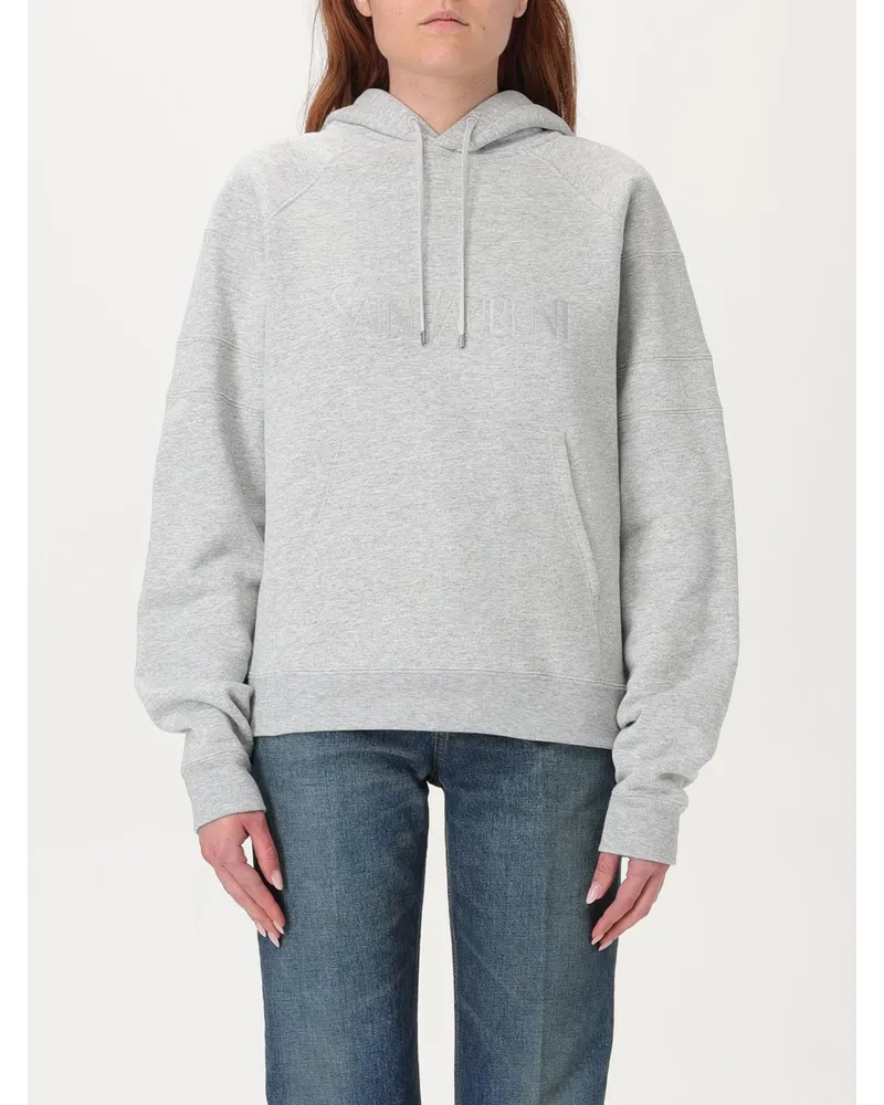 Saint Laurent Pullover damen Grau