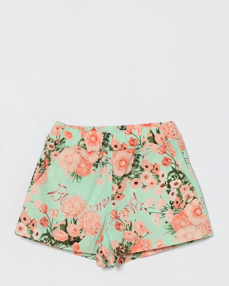 Blumarine Baumwollshorts mit Blumenmuster Bunt