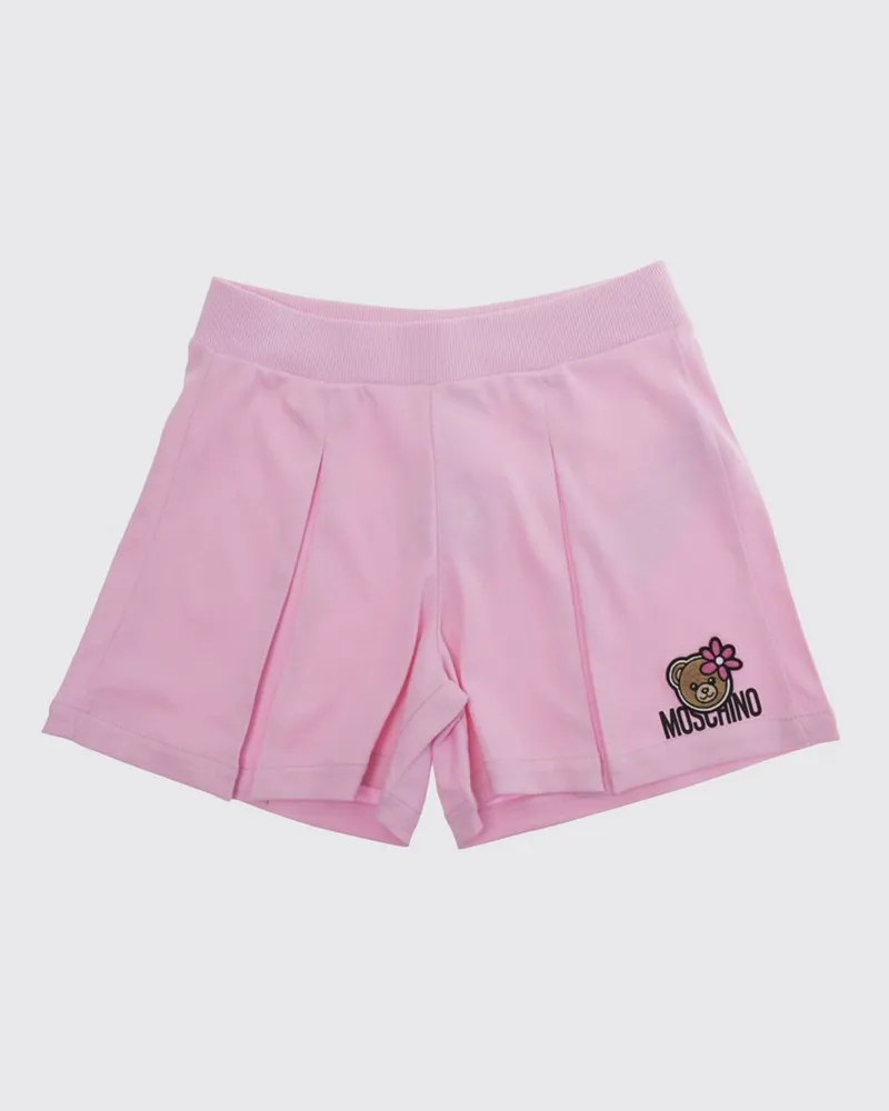 Moschino Baumwoll-Jogginghose mit Logo Pink