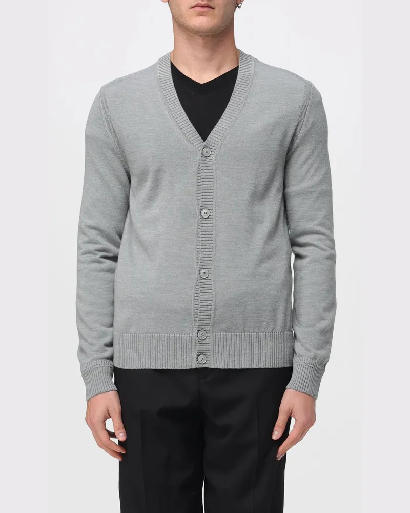 HUGO BOSS Strickjacke herren Silber