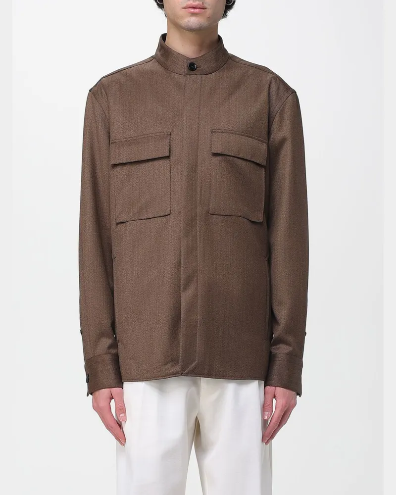 Ermenegildo Zegna Hemd herren Braun
